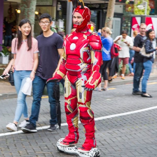 Iron Man Superhero Bootcamp Party  Hoverboard Action 