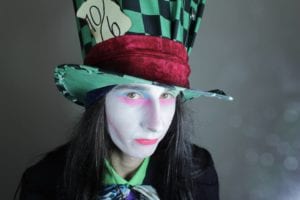Alice In Wonderland Mad Hatter close up