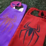 Add Spiderman or Spidergirl cape set