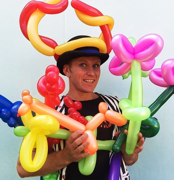 Add Balloon Twister Circus In A Flash stiltwalking 